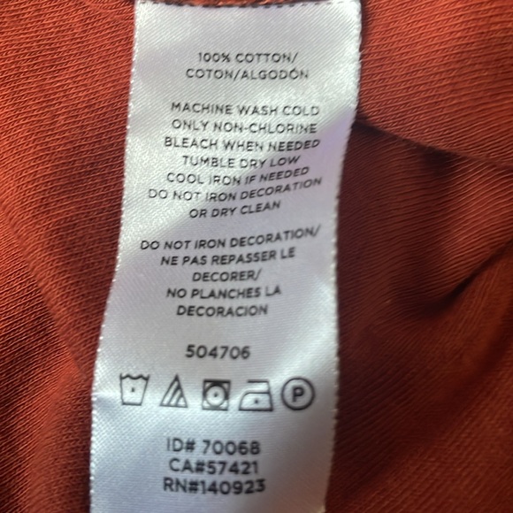 LOFT ladies tank. Burnt orange color. Like new. Small. Nice - Picture 5 of 5